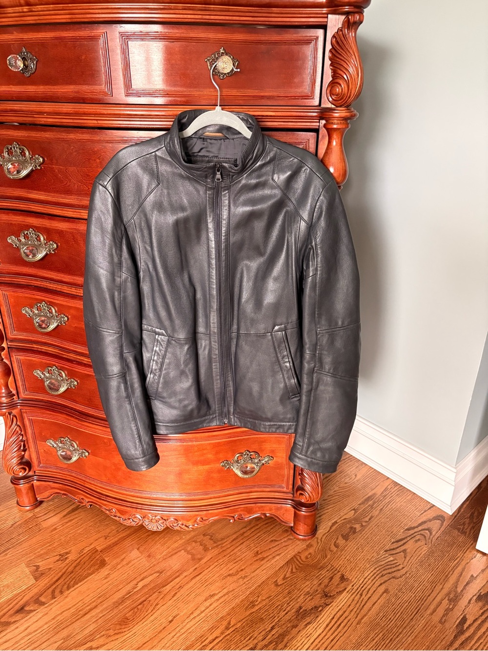 Hugo Boss Black Leather Jacket